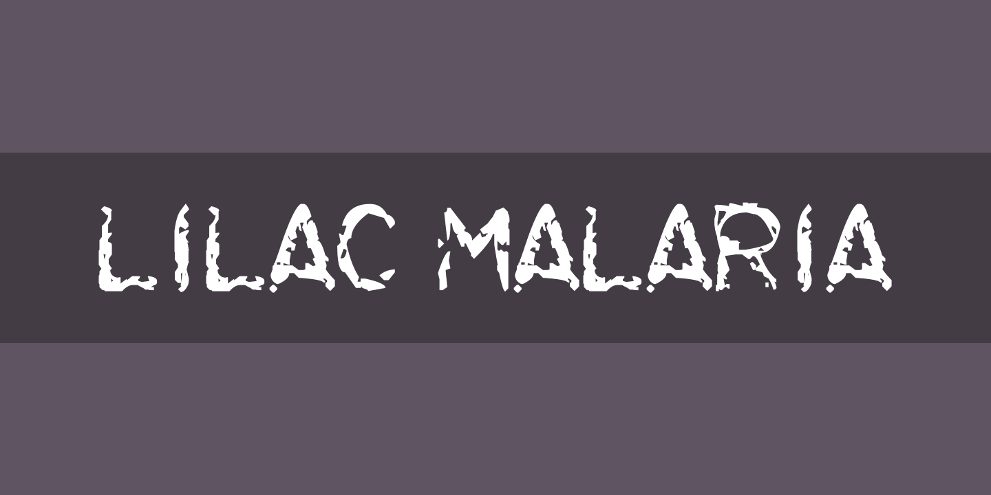 폰트 Lilac Malaria